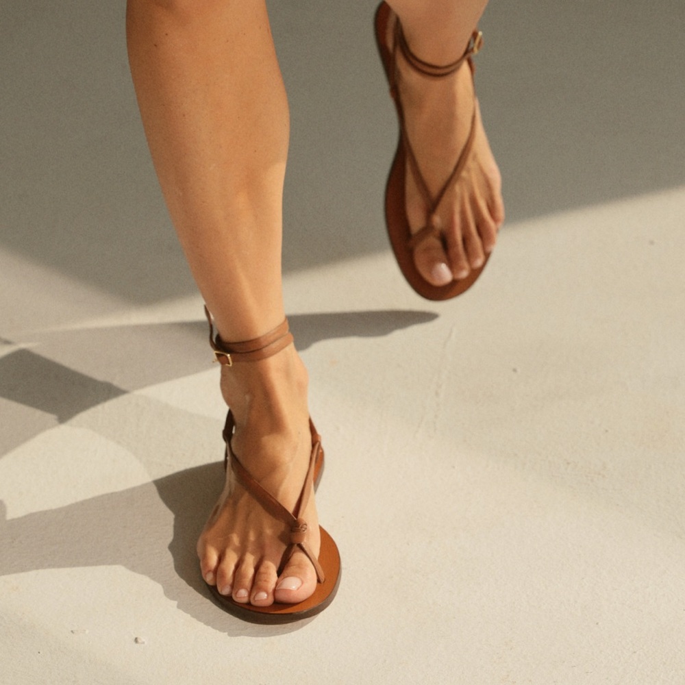 ALEX RIVIÈRE STUDIO X MANEBÍ Kate Leather Knot Sandals Minimal Sophisticated